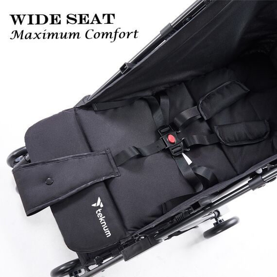 Teknum Yoga Lite Stroller Cabin Fold 6–36 Months Up To 15Kg, Color: Black, 13 image