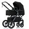 Teknum 3In1 Compacto Baby Stroller With Bassinet Air Cabin Friendly 0-36 Months, Color: Black