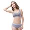 Sunveno Breastfeeding Nursing Bra, Color: Grey, Maternity Size: 95B