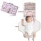 Sunveno Diaper Changing Pad Clutch Kit, Color: pink