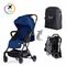 Teknum Travel Lite Stroller Sld Cabin Fold 0–4 Years Up To 22Kg, Color: Navy Blue