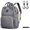 Sunveno Diaper Bag Xl With Stroller Hooks, Color: Grey
