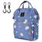 Sunveno Diaper Bag Xl Green Dream With Stroller Hooks, Color: Baby Blue