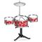 Little Story Kids Drum Set Musical Instrument, Color: red