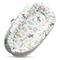 Little Story Soft Breathable Fiberfill Newborn Lounger Bed, Color: Animal Printed
