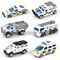 Little Story Alloy Sliding Police Toy Car 6 Pcs