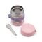 Melii Insulated Food Jar Fidget Thermos 300ml, Color: pink