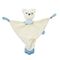 Babyjem Sleeping Friend Teether 0+ Months, Color: Ecru & Blue