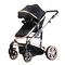 Teknum 3In1 Baby Stroller With Bassinet Reversible Seat 0-3 Years 18Kg, Color: Black