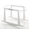 Teknum Wicker Pod Moses Basket Rocker Stand White New Zealand Pine Wood Up To 30Kg