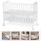 Teknum 4In1 Wooden Bedside Crib With Storage And Height Adjustments 0-4 Years