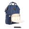 Sunveno Diaper Bag With Usb Port, Color: Navy Blue