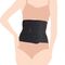 Sunveno Abdominal Support Maternity Cross Grip Belly Wrap, Color: Black, Maternity Size: XL
