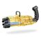 Little Story 8 Holes Bubble Machine Gun With Light, Color: yellow