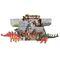Little Story 6 Pcs Simulated Dinosaur Ic Vocalization Toy With Ag3 Batteries Multicolor