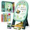 Little Story Artist Penguin Double Sided Magnetic Drawing Board (46 Pcs) With 2 Board Games - Green