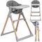 MoMi Kala Baby High Chair, Color: Grey