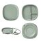 b.box 2 in 1 Suction Plate with Removable Divider, Color: Sage
