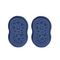 b.box Replacement Sponge Twin Pack for Bottle Brush - Tiny Fox
