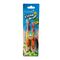 Brush-Baby FlossBrush Toothbrush for Kids 3–6 Years - Multicolor