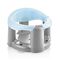 Babyjem Anti-Slip Baby Bath & Feeding Seat 6+ Months, Color: Grey & Turquoise