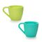 Melii Silicone Bear Mug 2 Pack, Color: Mint & Turquoise