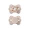 Suavinex SX Pro Ultra Soft Butterfly Shape Baby Pacifier for Babies 0-6 months with Silicone Nipple Physiological Teat Safe for Baby Pack of 2, Color: pink