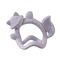 b.box Wrist Teether Soft Silicone Teething Toy 3m+, Color: Grey