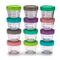 Melii Glass Food Storage Container 4oz Set of 12 pcs