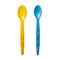 Babyjem Baby Food Spoon 2 Pcs, Color: Blue & Yellow