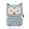 Babyjem Cherry Seeds Filled Velvet Colic Owl Shaped Pillow 0 Months+, Color: Green