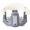 Babyjem Anti-Slip Baby Bath & Feeding Seat 6+ Months, Color: Grey & White