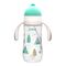 Farlin Grow With Colors PP Wide Neck Drinking Cup with Handle 270ml 6M+ Sliding Lid, Color: Green