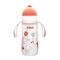 Farlin Grow With Colors PP Wide Neck Drinking Cup with Handle 270ml 6M+ Sliding Lid, Color: Orange