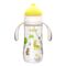 Farlin Grow With Colors PP Wide Neck Drinking Cup with Handle 270ml 6M+ Sliding Lid, Color: yellow