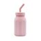 Melii Silicone Water Bottle with Straw 230 ml, Color: pink