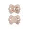 Suavinex SX Pro Ultra Soft Butterfly Shape Baby Pacifier for Babies 6-18 months with Silicone Nipple Physiological Teat Safe for Baby Pack of 2, Color: pink