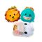 Melii Reusable Snack Bags with Zip Closure Animals Design Set of 6 pcs