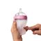 Comotomo Natural Feel Baby Bottle 150 ml 2 Pcs, Color: Pink & White