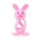 brush-baby Bobbie Bunny Teether 3D, Color: pink
