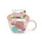 Melii Abacus Snack Container with Finger Trap, Color: pink