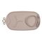 b.box Roll + Go Mealtime Mat with 3 Section Divider and Spoon, Color: Latte