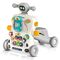 Teknum 5In1 Baby Walker Learning Table Scooter Roller Coaster With Musical Keyboard 6+ Months, Color: Grey