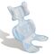 Teknum Breathable 3D Mesh Liner Pad For Baby Stroller Car Seat High Chair Cradle 0-6 Years, Color: Blue