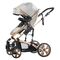 Teknum 3In1 Baby Stroller With Bassinet Reversible Seat 0-3 Years 18Kg, Color: Grey