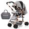 Teknum Reversible Trip Stroller With Ace Diaper Bag 6–36 Months Up To 15Kg, Color: Grey