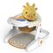 Teknum Baby Portable Dining Feeding Chair Recliner Activity Chair 6–30 Months Up To 12Kg, Color: White & Yellow
