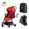 Teknum Travel Lite Stroller Sld Cabin Fold 0–4 Years Up To 22Kg, Color: red