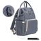 Sunveno Diaper Bag With Usb Port, Color: Grey