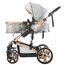 Teknum 3 In 1 Stroller Black With Sunveno Diaper Bag And Hooks 0–3 Years Up To 18Kg, Color: Grey, 4 image